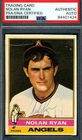 Nolan Ryan PSA DNA Vintage Signed 1976 Topps Autograph