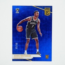 2023-24 Donruss Elite Dariq Whitehead Rookie Base Blue /99 No 242