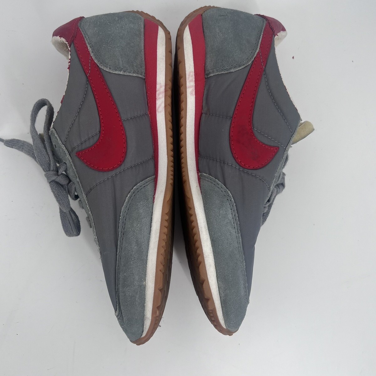 VTG Nike Diablo Women's Running Shoes Size 9 Gray Red