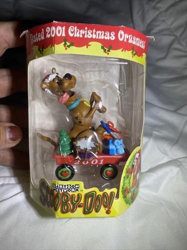 Scooby Doo 2001 Hanna Barbera Christmas Ornament Cartoon Network Red Wagon - Picture 8 of 12