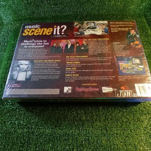 Music Scene It? The Premier DVD Trivia Family Game Sealed 2005 Mattel Optreve - Picture 4 of 4