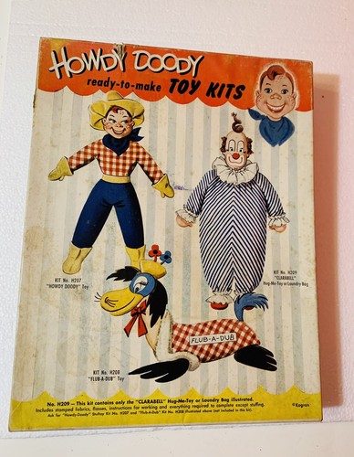 Vintage Howdy Doody Ready-to-Make Toy Kits - Clarabell the clown - Unused H209 - Picture 10 of 10