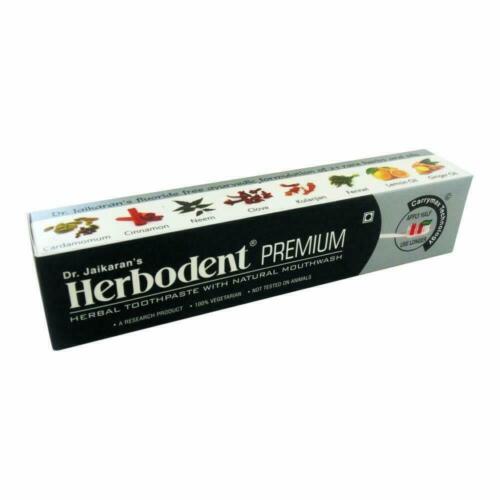3 Pack - Dr. Jaikaran Herbodent Premium Herbal Toothpaste 100 gm each - Picture 4 of 5