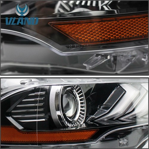 VLAND LED-Scheinwerfer für Ford Mustang 2018 2019 2020 Projektor Dual Beam paar - Bild 4 von 12