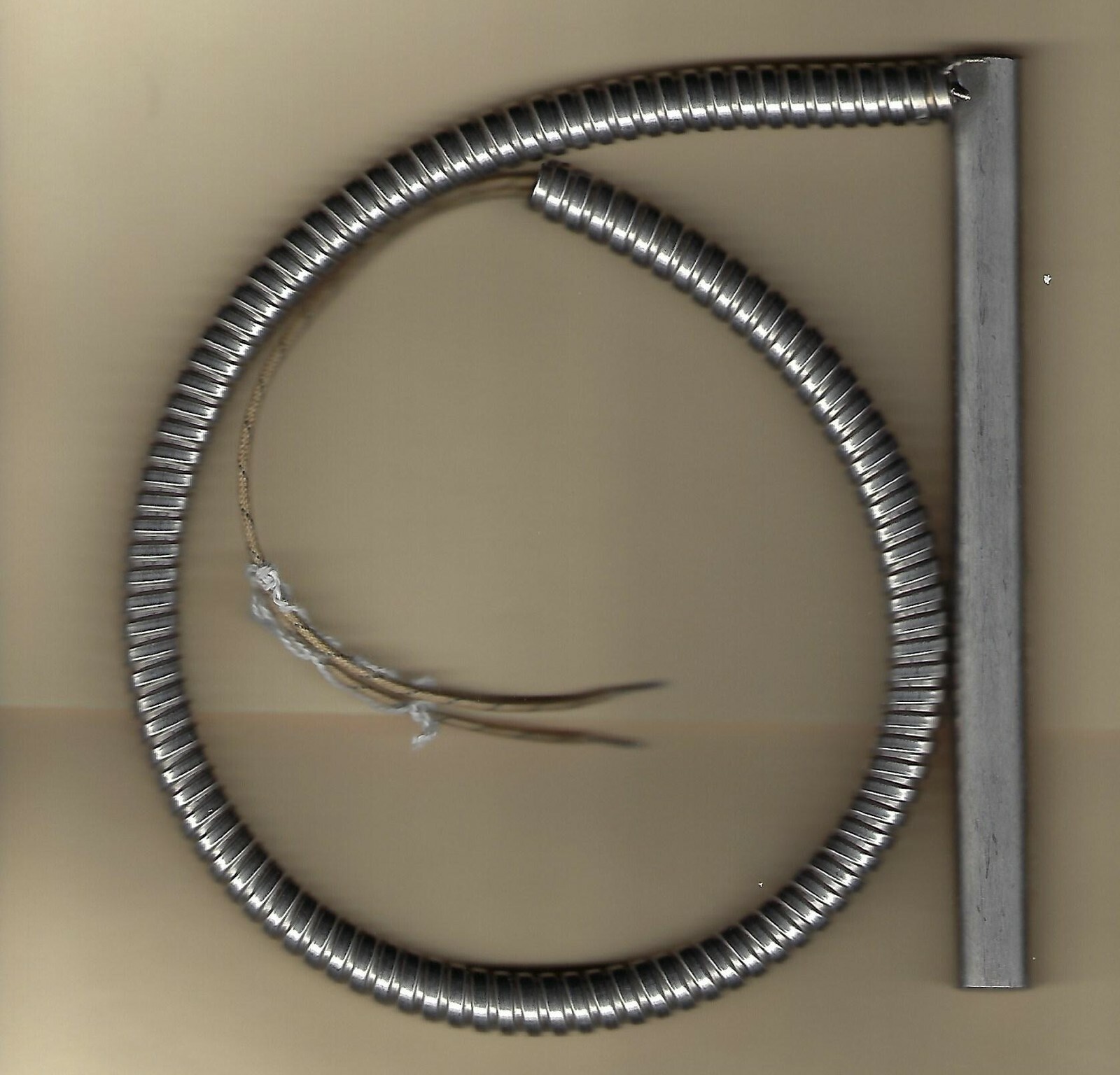 Fast Heat Cartridge Heater 5/8" Dia X 7" Long 325W 120V 22" SS Conduit