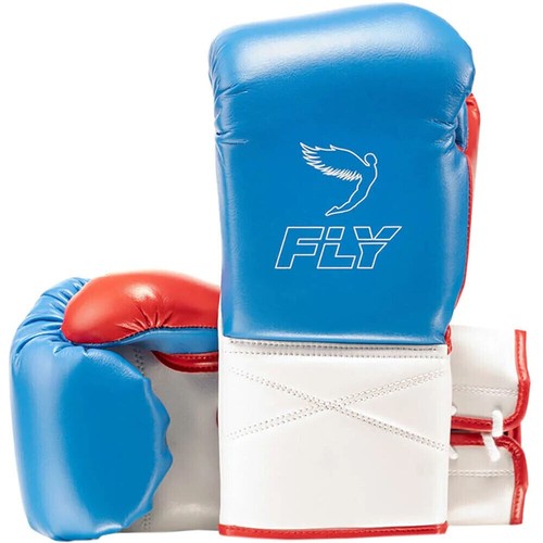 Fly Superlace X Boxing Gloves Lace up Type Pro Sparring TraGloves 8oz-16oz - Picture 25 of 40