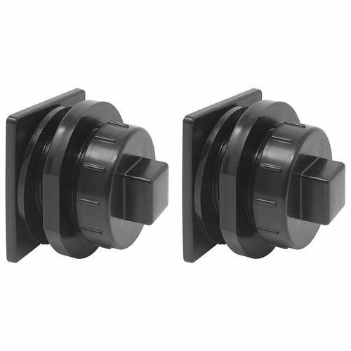 2PCS Drain Adapter Kit for Rubbermaid Stock Tanks 1 1/4 NPT Easy Install - Picture 3 of 12
