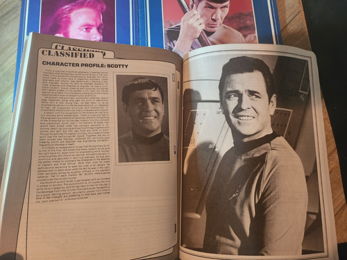 Vintage Star Trek Files Magazine 1985 lot of 3 Original series scifi - Picture 5 of 7