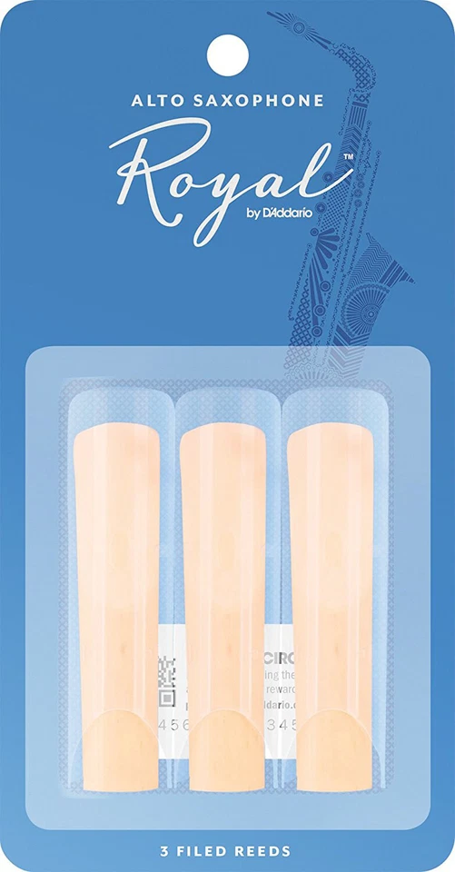 D'Addario Rico Royal Alto Sax Reeds #3.0 Three Pack RJB0330