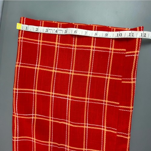 Vintage Jantzen Label 4 Jrs. Red Plaid High Waist Wide-Leg Pants Sz 11 - Picture 14 of 14