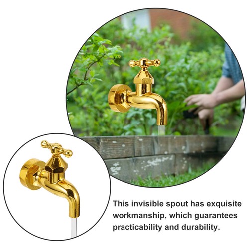 Fountain Head Invisible Flowing Faucet Garden Water - Picture 7 of 12