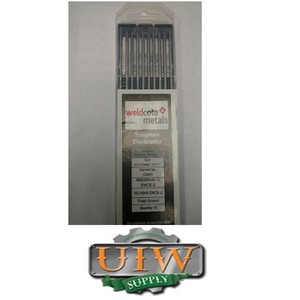 Green Tip 10 Pack 1.6mm PURE TIG 100/% Tungsten Electrodes 10 Each