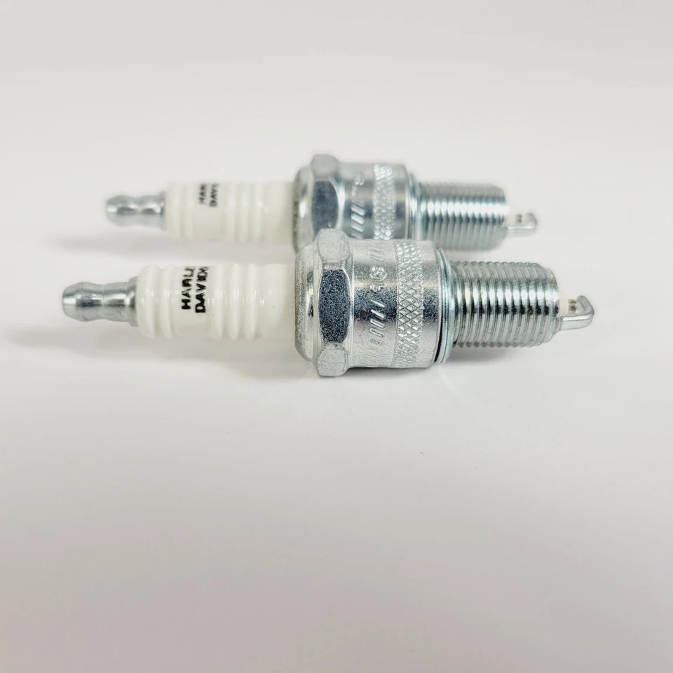 Harley Davidson OEM 78-99 Shovel Head & Evo Spark Plugs 5R6A  32342-04 - Image 3 of 4