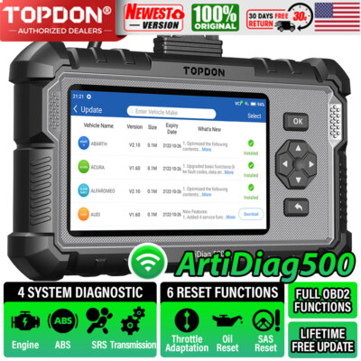 OBD2診断機　TOPDON ArtDiag500S 楽天市場】TOPDON ArtiDiag500 obd2 診断機 日本語 自動車 故障
