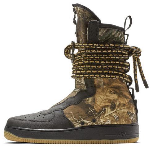 Nike Realtree x SF Air Force1 High Black Camo for Sale