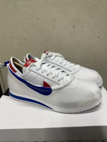 Nike Cortez SP X CLOT 'Forest Gump' White Red Royal Blue Men's 10 DZ3239-100