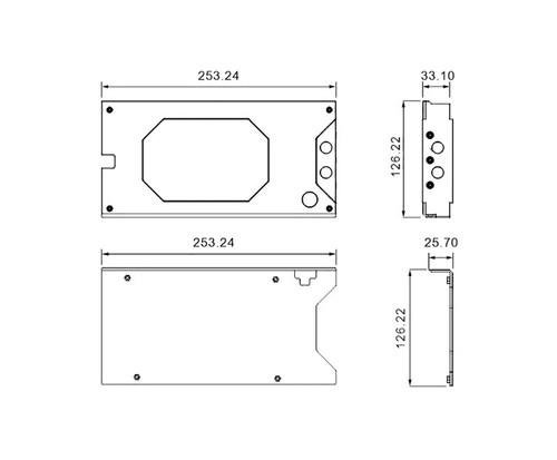 Granzon GPU Water Block For Colorful IGame RTX 5080 Ultra W OC 16GB - Photo 5/15