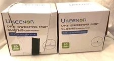 Ukeenor Dry Sweeping Mop Cloths Lot of 2 Unscented (1) Box Opened (1) Box Unopen