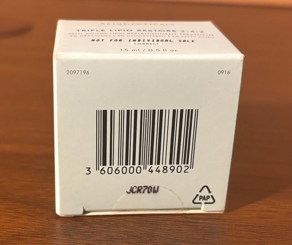 SkinCeuticals Triple Lipid Restore 2:4:2 Moisturizer Cream Anti-Aging 0.5 oz15ml - Image 3 of 3