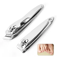 2XCarbon Steel Nail Clipper Nail Art Trimming Nail Cutter Nail Finger Clipper