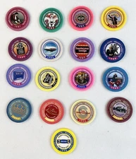 17 Resorts Casino Hotel Where It All Began Souvenir Casino Chips 1981-1998