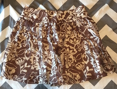 Gonna Express marrone con fiori - 6 - Foto 1 di 3