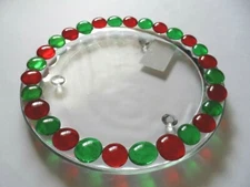 Glass 7.5" Round Candle Holder  ()