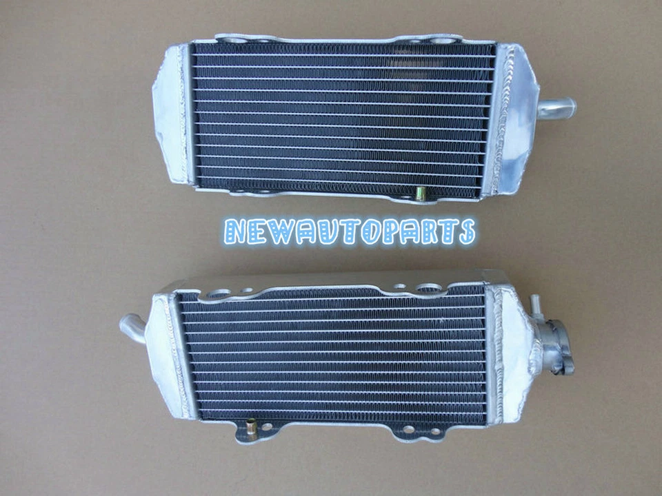 Radiador de aluminio L&R para 2003-2007 KTM 400 450 525 SX/MXC/EXC 2004 2005 2006 Foto 4 de 4