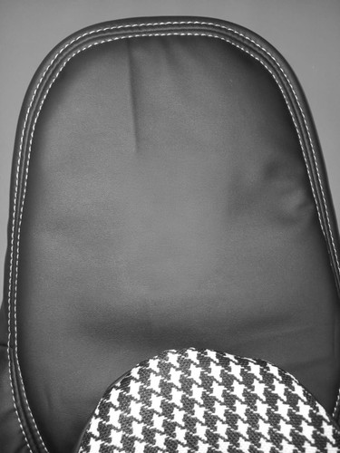 Best fit for Porsche Boxster - Synthetic Leather + Pepita Fabric - Seat Cover - Picture 5 of 6