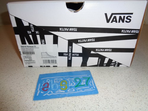 Vans x Patta 2021 Reissue SK8 Hi VLT LX White 10Us 43Eur 9UK Mean Eyed Cat - Bild 5 von 8