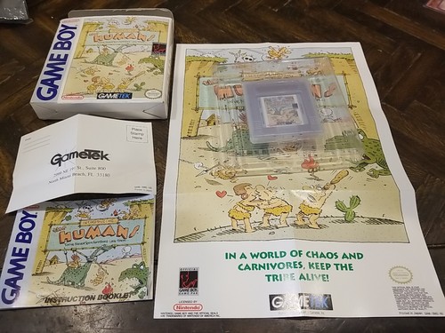 The Humans (Nintendo Game Boy, 1992) komplett in Box CIB mit Poster, funktionstüchtig - Bild 4 von 7