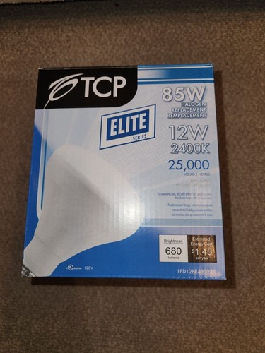 TCP LED BR40 24K 12W, Warm Light, Used Very Little, 13 Available - Picture 2 of 2