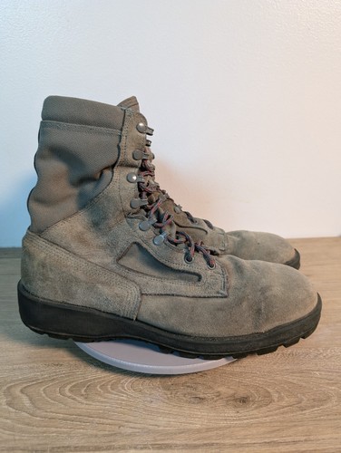 Wellco Mens Air Force TW Sage Green Military Vibram Sole Combat Boots Size 12R - Picture 4 of 10