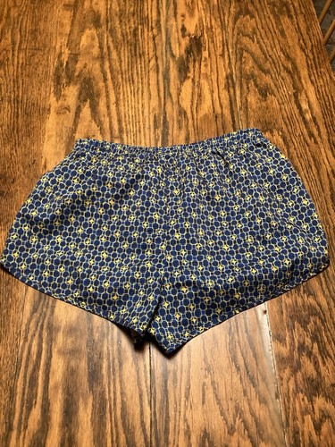 Vintage ASICS Geometric Print Running Shorts USA Made 2” Inseam Lined Sz Medium - Picture 7 of 9