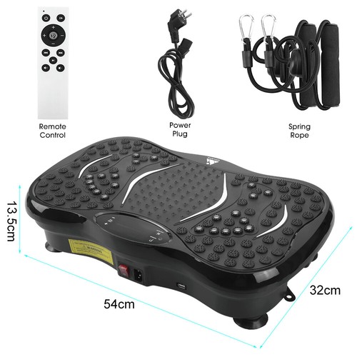 3D Vibrationsplatte Vibro shaper Vibrationsgerät Vibro Heimtrainer Body Shaper - Bild 10 von 12