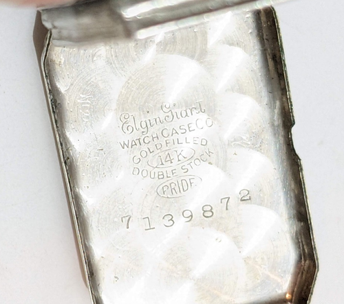 🔥Art Deco Elgin 14K White Gold Filled 15 Jewel A.A. Grade Watch Sapphire Runs🔥 - Picture 11 of 14
