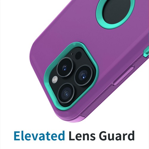 For iPhone 16 Pro Max/Pro 16/16 Plus Hybrid Case Heavy Duty Cover / Belt Clip - Picture 24 of 62