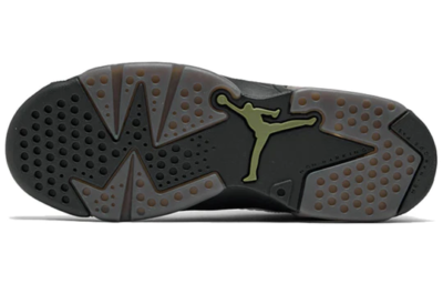 Air Jordan 6 Retro (GS) 'Alligator' White/Dark Green Size 5Y