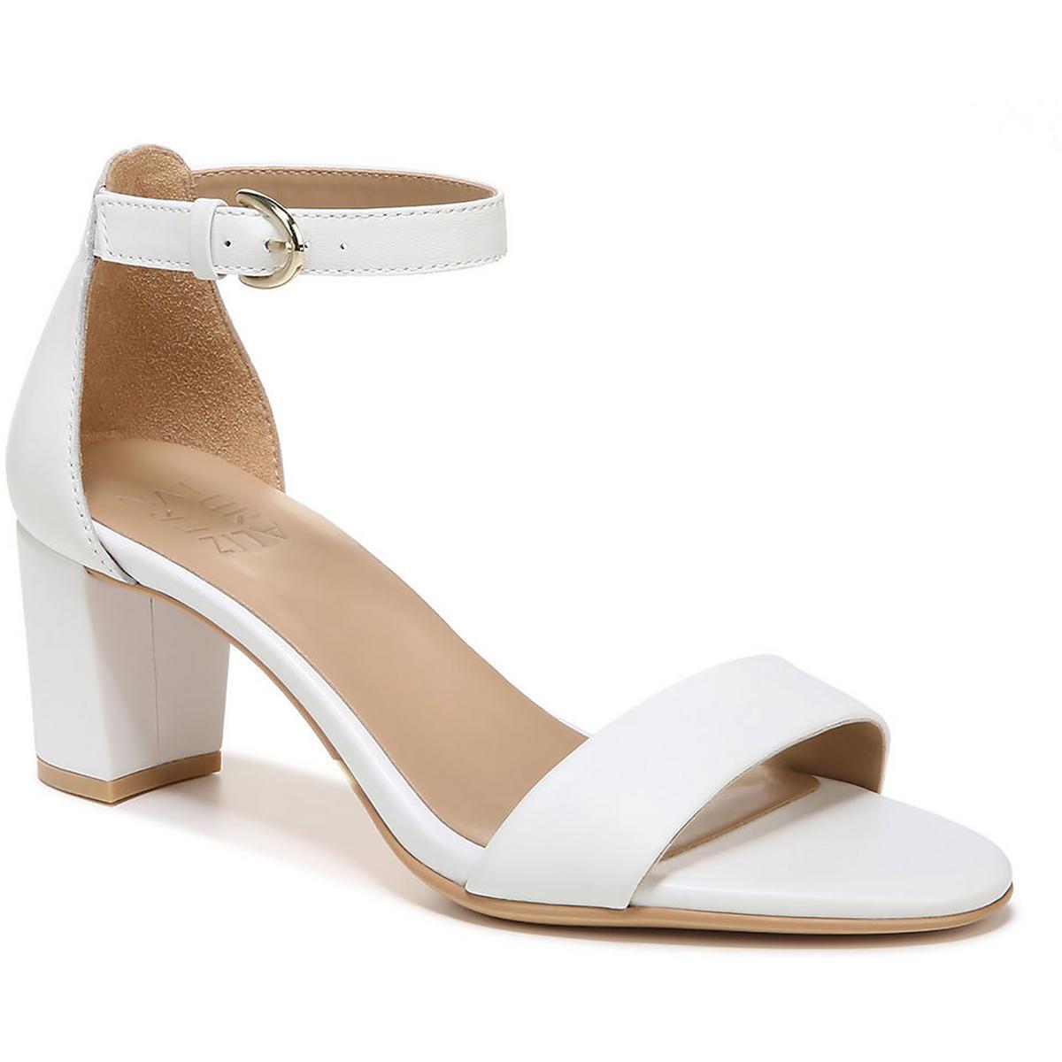 Женские босоножки под платье Naturalizer Womens Vera White 4 размера (B,M) BHFO 0749