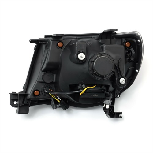 AlphaRex Black PRO Projector Headlights for 2005-2011 Toyota Tacoma w/ DRL - Picture 6 of 6