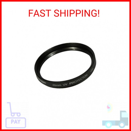 Tiffen 46UVP Slim 46mm UV Protection Filter for Camera Lens, Clear Optical Glass
