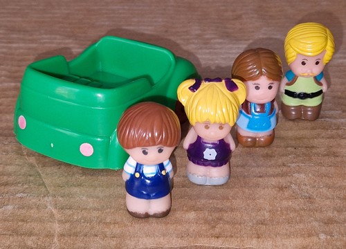 Vintage 70's Kenner Brazil Glasslite Tree Tots CAR On the Road Family Tree House - Picture 5 of 8