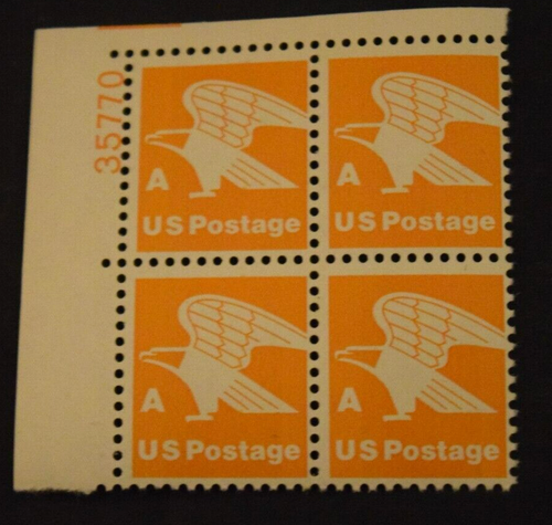 VINTAGE, BLOCK Of FOUR, "A - Definitive," 4 x 15c Stamps, Scotts # 1734, 1978 - Picture 2 of 3