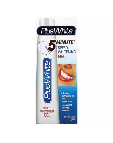 Plus White 5 Minute Premier Speed Whitening Gel For Whiter Teeth 2.0 oz 56g - Picture 2 of 6