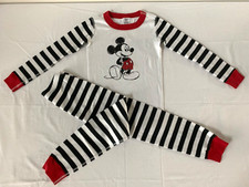 Hanna Andersson 110 cm Disney Mickey Mouse Pajama Set Size 5 Red / Black