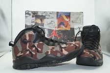 Air Jordan 10 Retro Woodland Camo EU 43 US 9,5 Basketballschuhe 310805-201