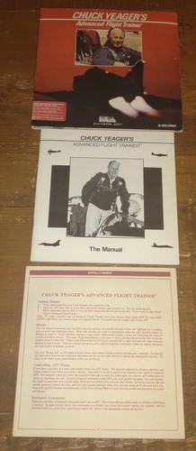 Apple II Oprogramowanie do gier Dysk Chuck Yeager's Flight Simulator i instrukcja 1987 - Zdjęcie 6 z 6