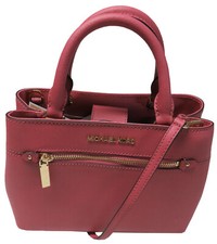 Michael Kors Hailee Saffiano Leather Extra Small XS Satchel Crossbody Tulip