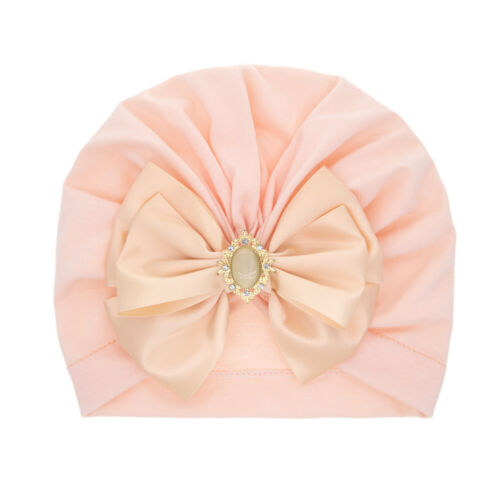 Cofano Neonato Bowknot Fascia Per Capelli Morbido Turbante Indiano H& ▼ - Afbeelding 14 van 23