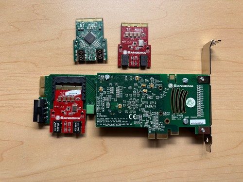 Sangoma A500 ISDN BRI Karte mit 6 S/T Schnittstellen - Bild 1 von 6